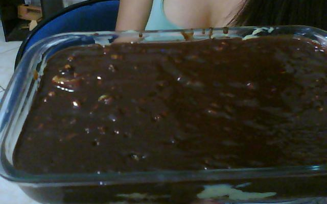 Pavê especial de chocolate e creme