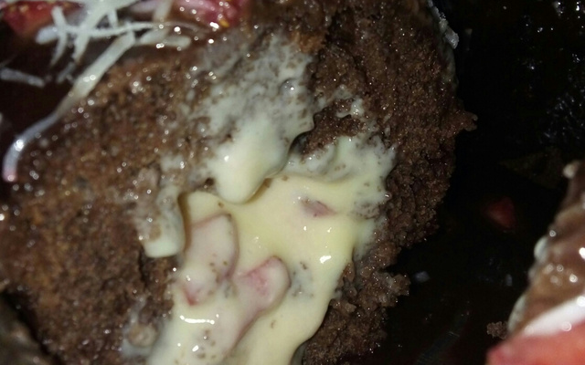 Bolo cavado guloseima