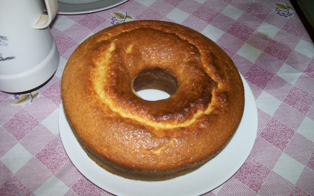 Bolo de creme de milho