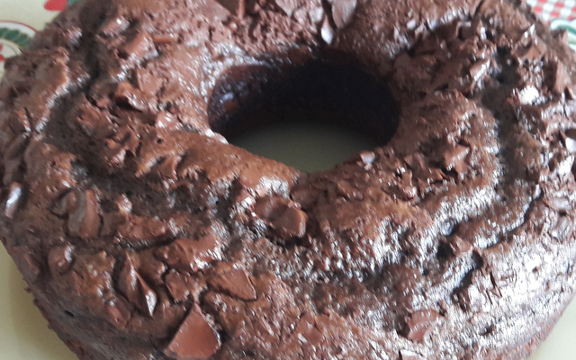 Bolo de chocolate em barra