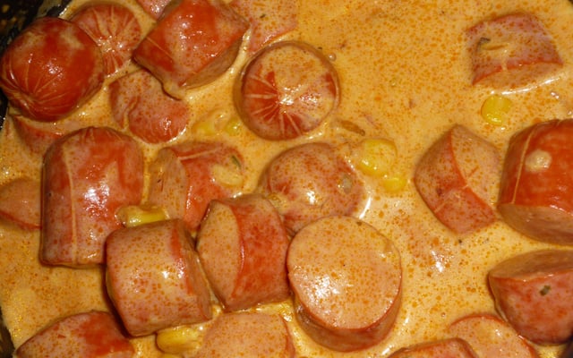 Estrogonofe de salsicha