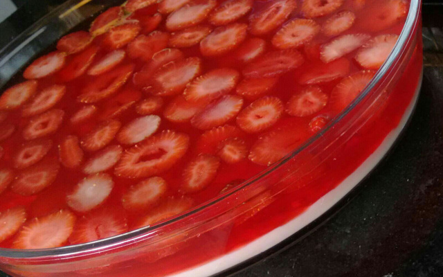 Sobremesa de morango