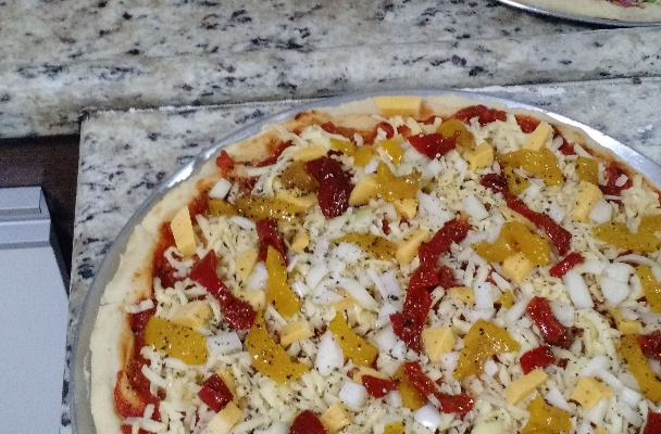 Massa de pizza fácil