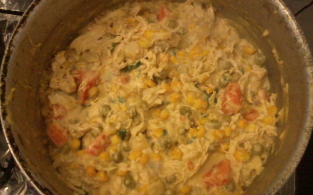 Peito de frango ao molho branco