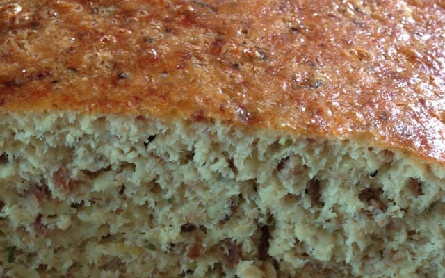 Torta de aveia protéica fit