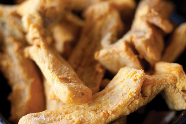 costelinhas de peixe pacu