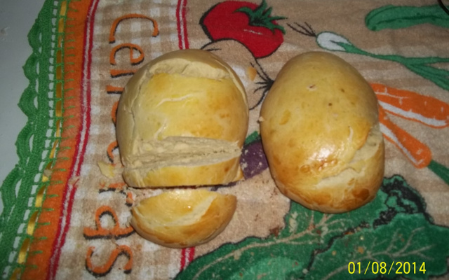 Pão caseiro da Dinda