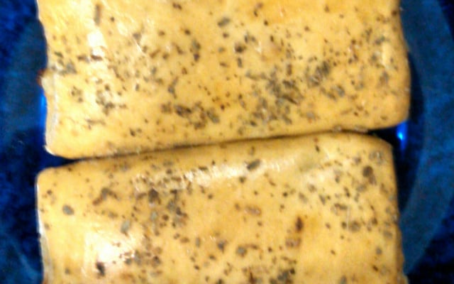 Joelho de queijo e presunto