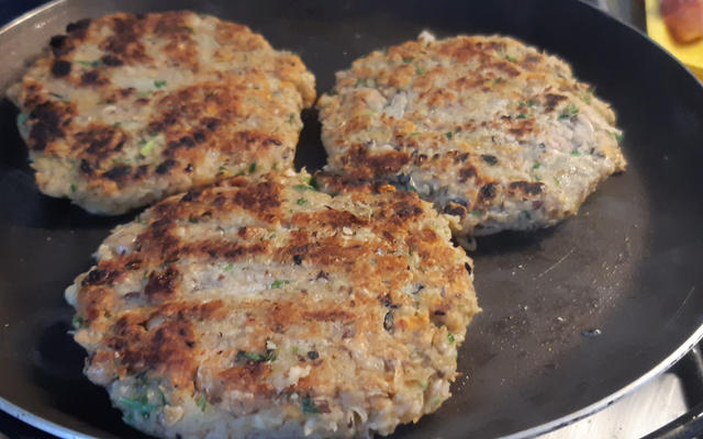 Hambúrguer de feijão