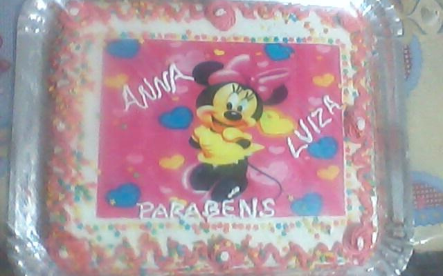 Bolo de aniversário Anna Luiza