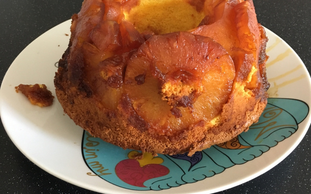 Bolo de ananás caramelizado (sem Manteiga)