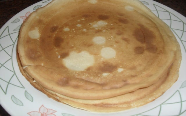 Massa de panqueca leve