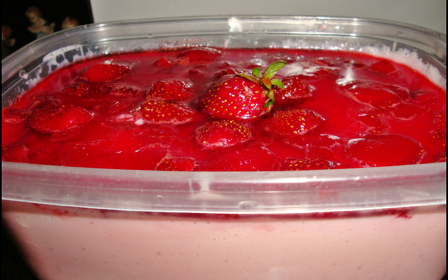 Mousse de morango
