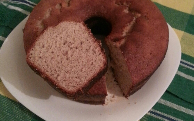 Bolo de banana de liquidificador