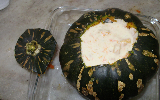 Camarão na Abóbora Light