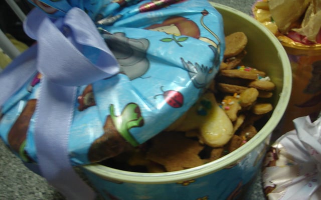 Biscoitos divertidos amanteigados