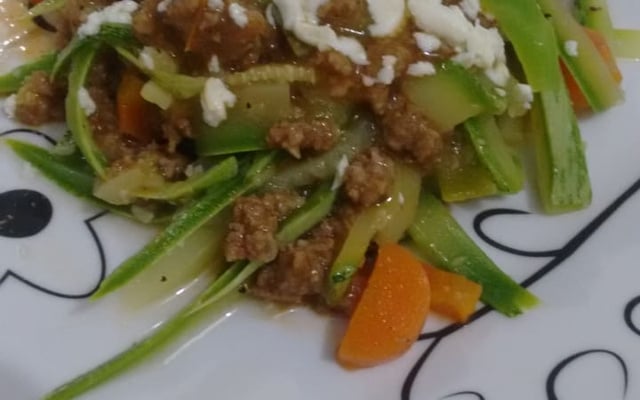 Espaguete de abobrinha