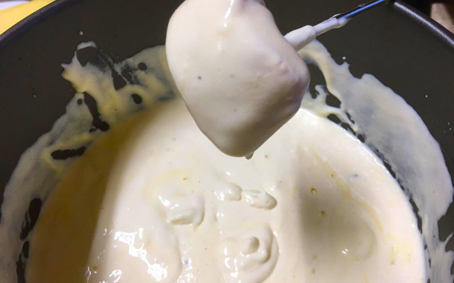 Fondue de queijo (rápido)