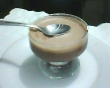 Gelatina de chocolate