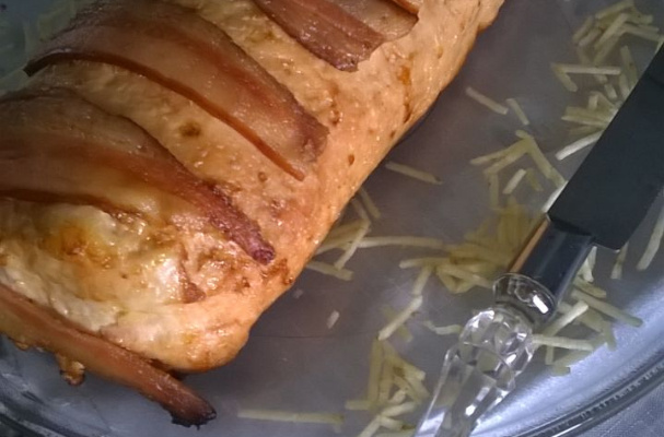 Rocambole fácil de frango