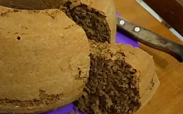 Bolo de chocolate com aveia