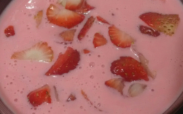 Mousse de morango facílimo