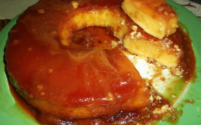 Pudim simples de leite