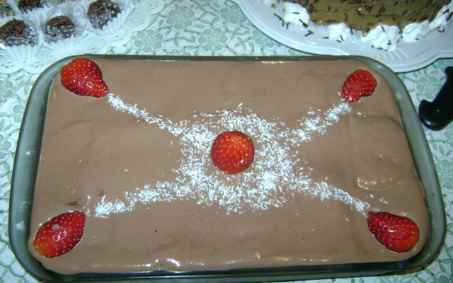 Torta de biscoito de chocolate