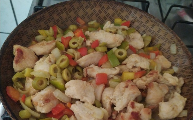 Frango xadrez à mineira