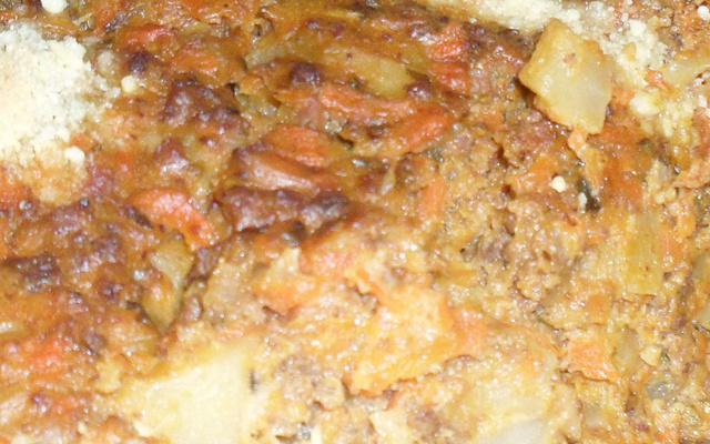 Frigideira de legumes e sobras da mama Inêz