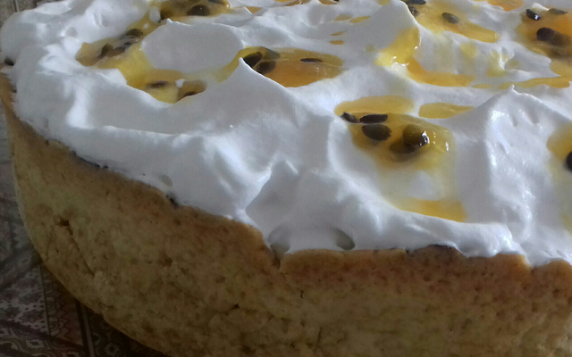 Torta sem erro de maracujá/limão