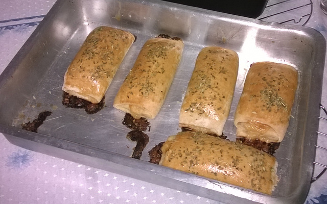 Brioche de queijo e presunto