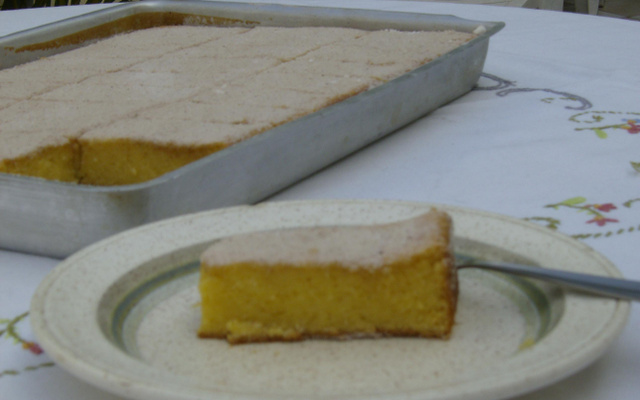 Bolo de milho cremoso