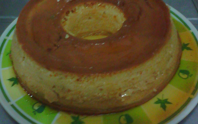 Pudim simples e cremoso