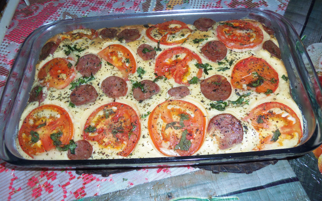 Torta de calabresa deliciosa