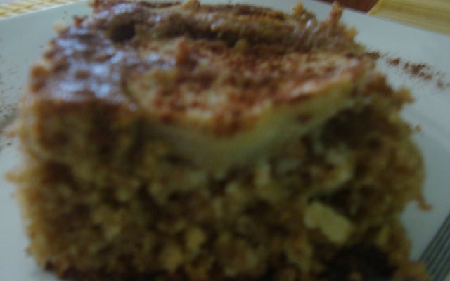 Bolo integral de maçãs