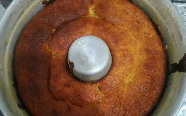 Bolo de banana simples