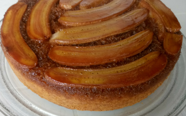 Torta de banana fácil