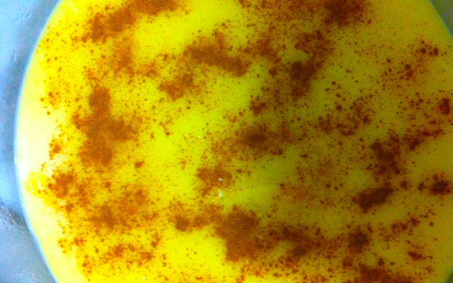 Cural com leite de coco e leite condensado