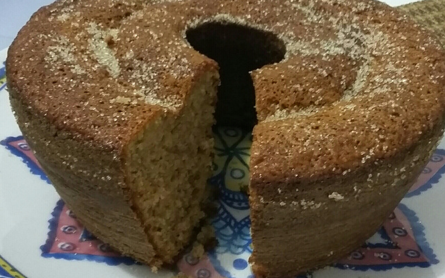 Bolo de banana de liquidificador