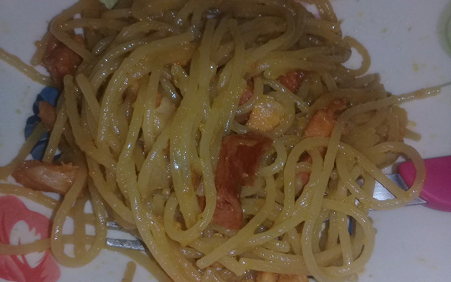 Macarrão com molho de vinagre