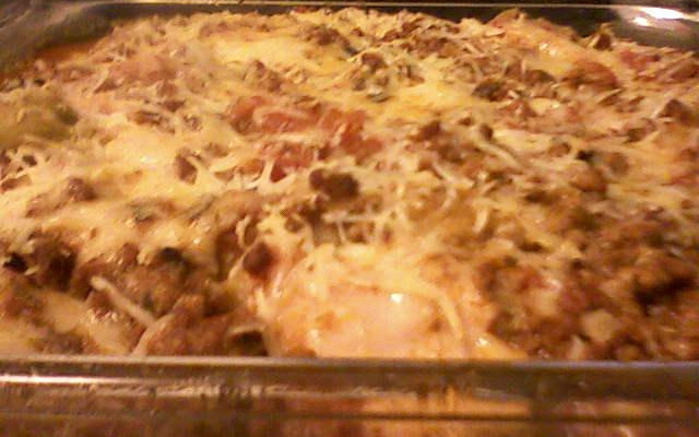 Minha lasanha de berinjela