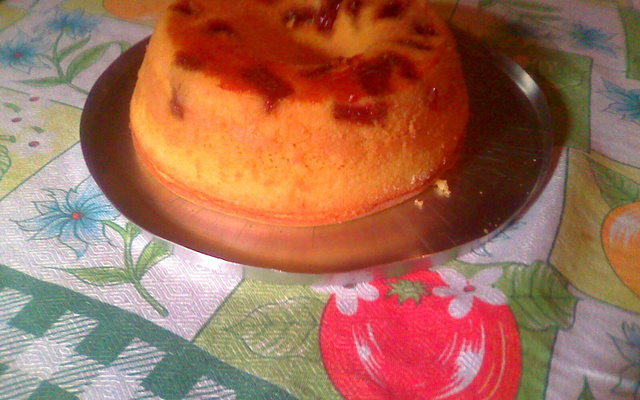 Bolo de fubá cremoso