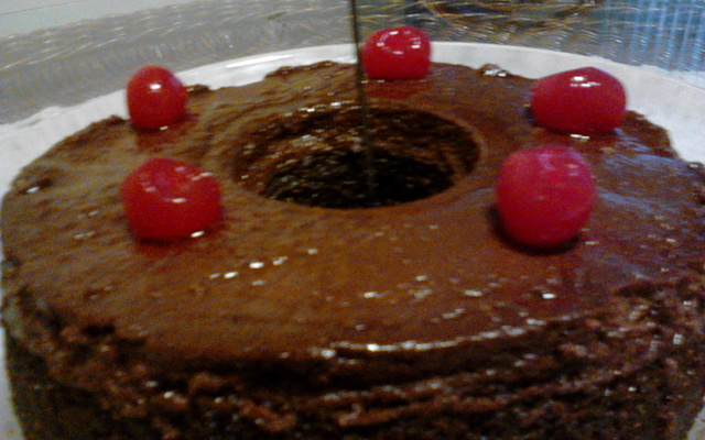 Bolo pudim de chocolate