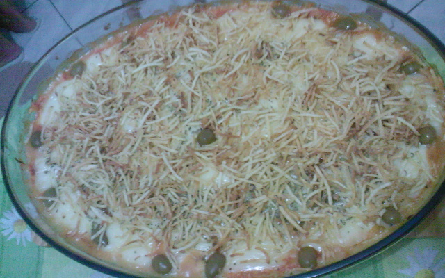 Bolo de batata com requeijão