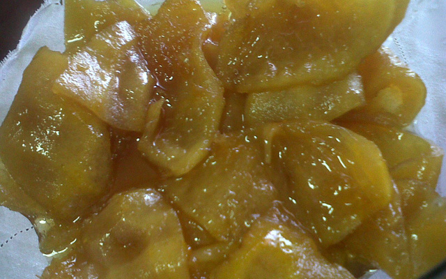 Doce de laranja com rum