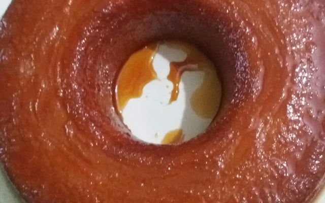 Pudim pratico de farinha de trigo