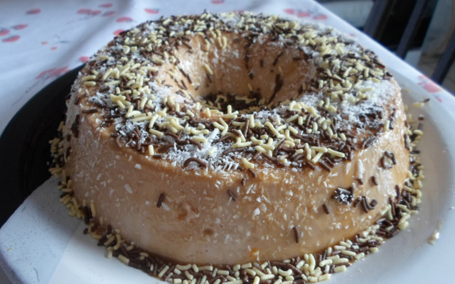 Pudim que não vai ao fogo, fácil, rápido e delicioso