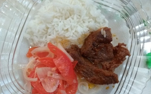 Carne de panela saborosa