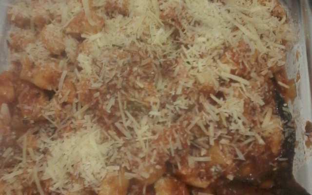 Nhoque perfeito com molho de bacon